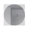 Salerno Mirror; Square Shape; Sandblasting Borders -Mirrored Glass - as Pic