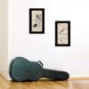 Trendy Decor 4U "Music" Framed Wall Art, Modern Home Decor Framed Print for Living Room, Bedroom & Farmhouse Wall Decoration by Marla Rae - as Pic
