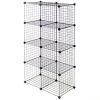 DIY 8 Cube Grid Wire Cube Shelves - as show