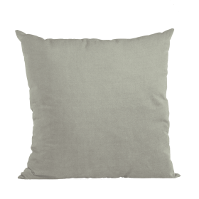 Plutus Grey Solid Shiny Velvet Luxury Throw Pillow (Color: Grey, size: Double sided  20" x 26" Standard)