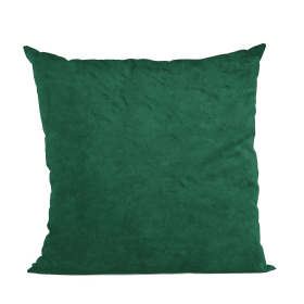 Plutus Emerald Lux Velvet Shiny Velvet Luxury Throw Pillow (Color: Emerald, size: Double sided  20" x 36" King)