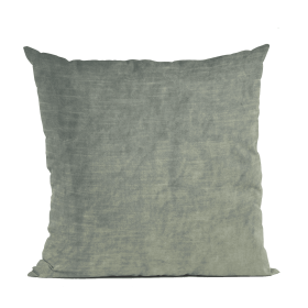 Plutus Sterling Lux Velvet Shiny Velvet Luxury Throw Pillow (Color: Sterling, size: Double sided  24" x 24")