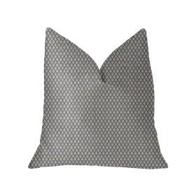 Plutus Highland Ridge Yellow, Blue and Ivory Luxury Throw Pillow (Color: Yellow, Blue, Ivory, size: Double sided  24" x 24")