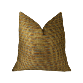 Plutus Madison Copper and Brown Handmade Luxury Pillow (Color: Copper, Brown, size: Double sided  20" x 30" Queen)