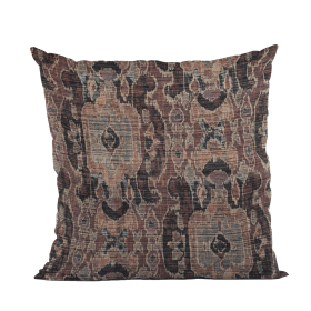 Plutus Sonoma Canyon Magenta Coral and Blue Handmade Luxury Pillow (Color: Magenta, Coral, Blue, size: Double sided  22" x 22")