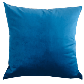 Plutus Pure  Navy Handmade Luxury Pillow (Color: Navy, size: Double Sided 24" x 24")