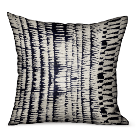 Plutus Radiant Beryl Blue Abstract Luxury Outdoor/Indoor Throw Pillow (Color: Blue, size: Double sided  20" x 20")