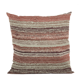 Plutus Multi-Color  Stripe Luxury Throw Pillow (Color: Multi-Color, size: Double sided  22" x 22")