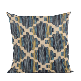 Plutus Blue Lights Diamond Luxury Throw Pillow (Color: Blue, size: Double sided  20" x 20")