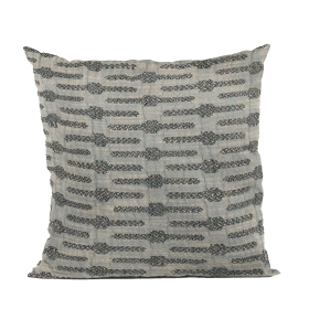 Plutus Blue Needles Stripe Luxury Throw Pillow (Color: Blue, size: Double sided  22" x 22")